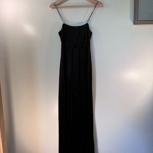 Brand: Free People - Color: Black Corduroy - Style: Long Black Dress